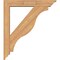 Ekena Millwork Funston Traditional Smooth Bracket w/ Offset Brace, Western Red Cedar, 5 1/2"W x 30"D x 34"H BKT0604X30X34FST01SWR - alternate 3